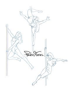 Dancing Art Reference, Hipster Drawing, Dancing Drawing, Dancing Poses, Drawing Graffiti, Art Dancing, Pole Dancers, Dancing Art, Drawing Doodles