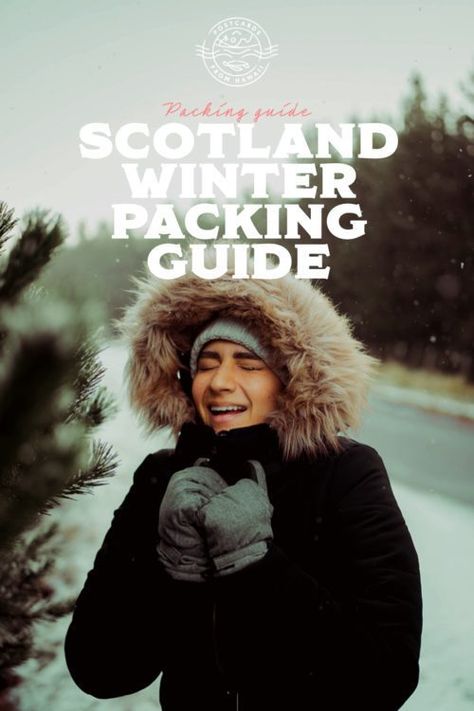 Winter packing guide - Scotland 13 Winter In Scotland Outfits, Winter Scotland Outfit, Scotland Outfit Winter, Scotland Winter Outfit, Scotland Travel Outfits, Scotland Outfit, Scotland Packing List, Scotland Winter, Hawaii Packing