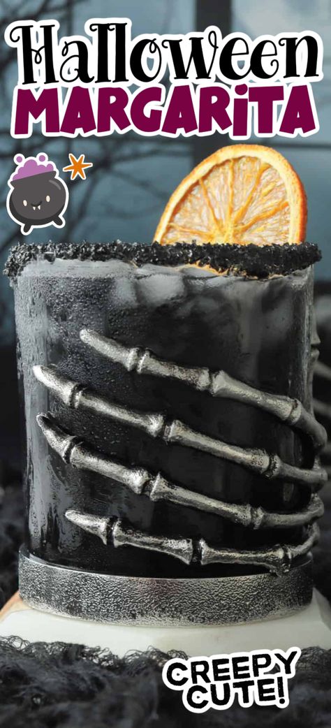 Halloween Margaritas, Black Margarita, Lump Of Coal, Halloween Food Desserts, Halloween Cocktail, Spooky Black, Halloween Cocktails, Halloween Bash, Cocktail Drinks Recipes