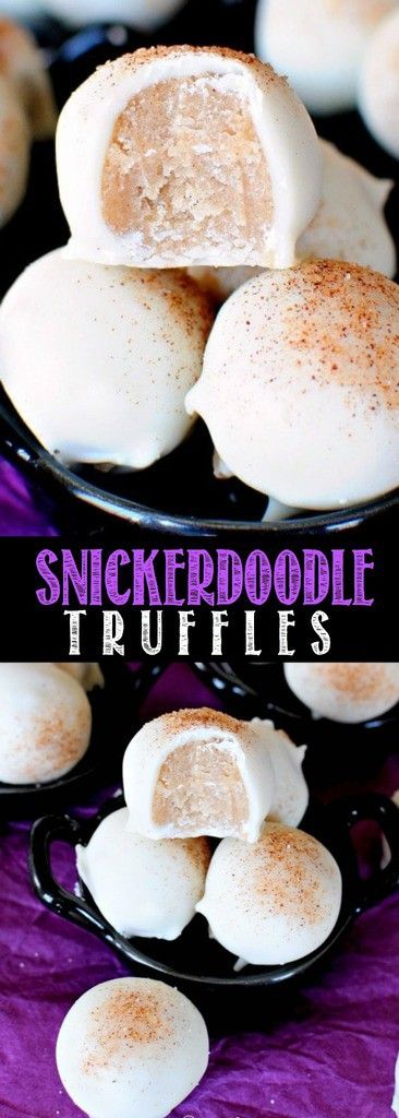 Snickerdoodle Cookie Dough, Best Snickerdoodle Cookies, Snickerdoodle Cake, Snickerdoodle Cookies Easy, Cookies Dough, Easy Truffles, Snickerdoodle Cookie, Cookie Dough Truffles, Cake Mixes