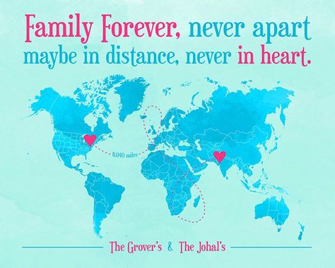 Distance Family Quotes, Long Distance Family Quotes, Family Quotes Distance, Long Distance Boyfriend Quotes, Distance Quotes For Him, Funny Goodbye Quotes, Quotes About Distance, Deployment Wall, Long Distance Family