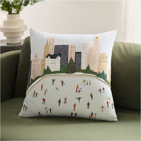 Holiday Pillows & Throws | West Elm Christmas Decor Dorm Room, Holiday Pillows Covers, Apartment Christmas, Winter Things, West Elm Kids, Christmas Dreaming, Season Greetings, Modern Christmas Decor, New West