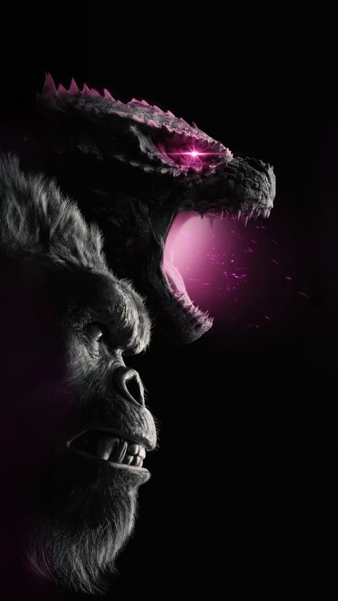 Godzilla X Kong The New Empire 12k Dolby Poster Kong Wallpaper, Empire Wallpaper, Egyptian Drawings, King Kong Vs Godzilla, Kong Godzilla, Monster Verse, Godzilla Kong, Robert Downey Jr Iron Man, Godzilla Wallpaper