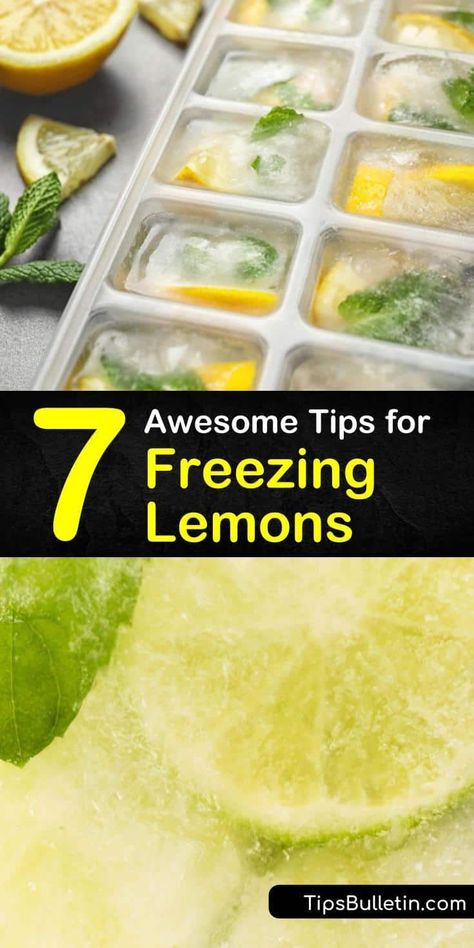 Pucker up and fall in love with these tips for freezing lemon slices that make cooking in the kitchen easier. These strategies utilize whole lemons so that the lemon juice and lemon zest aren’t… More Freezing Lemons, Hot Lemon Water, Frozen Lemon, Lemon Diet, Warm Lemon Water, Lemon Water Benefits, Lemon Water, Lemon Juice, Fresh Rolls