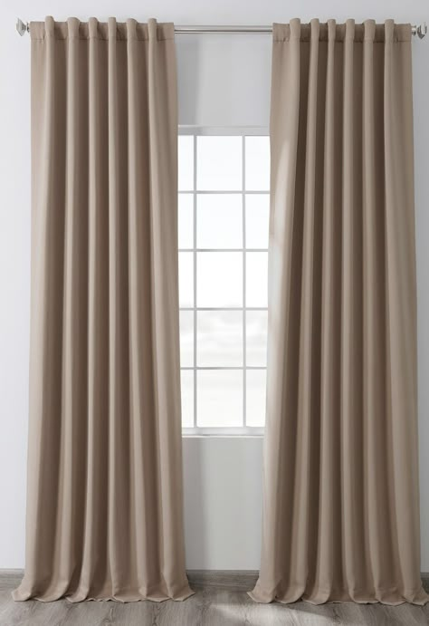 Plain Curtains Bedroom, Beige Curtains Living Room, New Bedroom Ideas, Sleeping Room Design, Blinds For Windows Living Rooms, Entryway Table Ideas, Curtains Living Room Modern, Beige Curtains, Diy Window Treatments