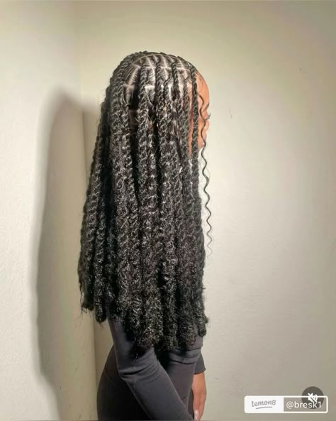 Cuban Twist With Curls, Braided Hairstyles For Black Women Cornrows, Quick Natural Hair Styles, Cute Braided Hairstyles, Cute Box Braids Hairstyles, Quick Braided Hairstyles, Twist Braid Hairstyles, Braided Hairstyles For Teens, Protective Hairstyles Braids