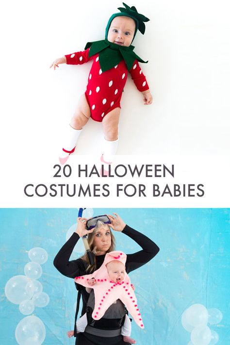 Diy Newborn Costumes Halloween, 6 Month Baby Girl Halloween Costumes, Baby Costumes Diy, 6 Month Old Halloween Costume, Infant Halloween Costumes, Cutest Halloween Costumes, Crochet Baby Halloween, Halloween Costumes For Babies, Best Family Halloween Costumes