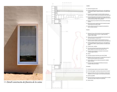 House for Pau & Rocio / Arnau Tiñena Architecture Architecture Renovation, Window Detail, Attic Apartment, Meditation Center, Attic Renovation, Attic Remodel, Detail Design, Renzo Piano, Construction Details