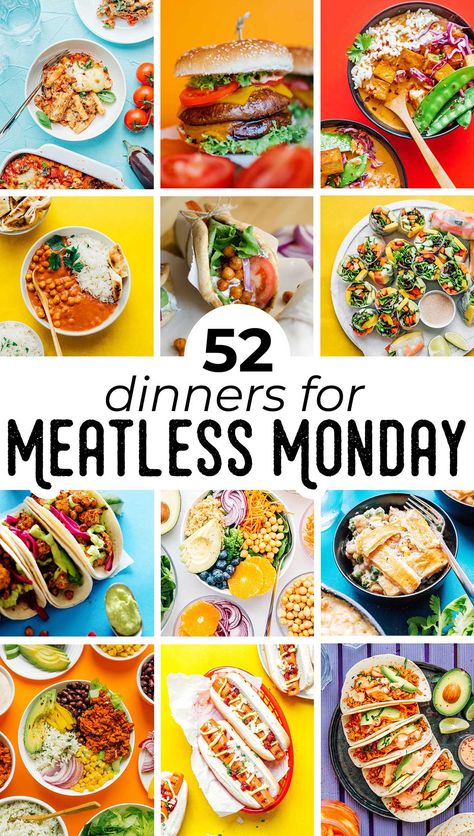 Vegetarian Dinners For Meat Eaters, Vegetarian Entrees For Party, Meatless Monday Dinner Ideas, Healthy Meatless Dinners, Meatless Monday Recipes Dinner Ideas, Cluster Recipes, Meat Free Dinners, Monday Dinner Ideas, Coconut Curry Vegetarian