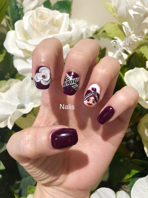 Did my nails done with hmong designs Hmong Inspired Nails, Hmong Nails Design, Hmong Nails, Hmong Jewelry, Hmong Clothes, Racun Shopee, Inspired Nails, Nails Done, My Nails