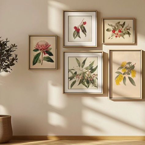 We have a beautiful new compilation of prints available at Botanica Print Shop! ✨️ Our vintage eucalyptus and Australian flowers gallery wall set is available now 🖼🌿🌸🌼❤️ https://botanicaprintshop.etsy.com/listing/1719600068 #botanicalart #botanicaprintshop #eucalyptus #eucalyptusflower #wattle #Waratah #gumnuts #printableart #printset #gallerywall #gallerywalldecor #interiorstyling #vintagestyle Australian Flowers, Coffee Painting, Nature Inspired Decor, Gallery Wall Decor, Gallery Wall Set, Print Shop, Botanical Art, Interior Styling, Printable Art