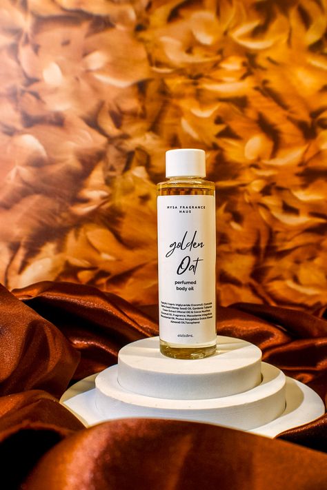 Golden Oat Perfumed Body Oil – Mysa Fragrance Haus Creamy Oat Milk, Gardenia Flower, Body Creme, Monoi Oil, Fragrances Perfume Woman, Green Skin, Smell Goods, Macadamia Oil, Perfume Scents