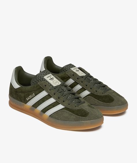 The Gazelle Indoor model  by  adidas from the  Fall Winter 2024 season, is now available at SVD. Gucci Gazelle Green, Green And Pink Adidas Gazelle, Adidas Gazelle Bold Cream Green, Adidas Gazelle Cream Green, Adidas Gazelle Green, Adidas Gazelle Collegiate Green, Women's Handball, Adidas Samba Og, Retro Sneakers