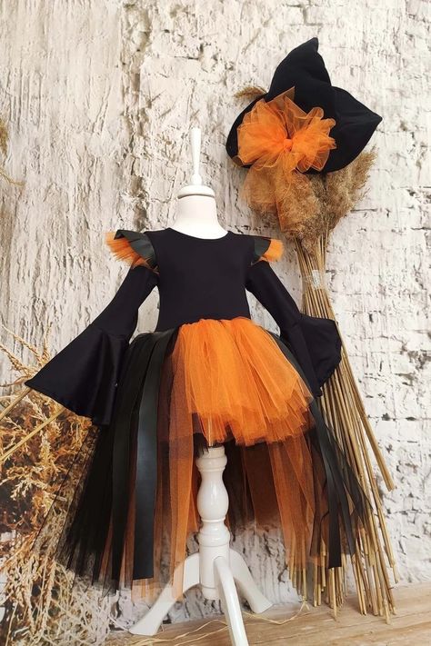 Toddler Girl Witch Dress and Hat Gothic Girl Dress Black - Etsy Turkey Halloween Costumes Toddler Girl, Toddler Witch Costume, Toddler Witch Costumes, Toddler Black Dress, Diy Girls Costumes, Black Tutu Dress, Kids Witch Costume, Black Flower Girl Dress, Halloween Kids Costumes Girls