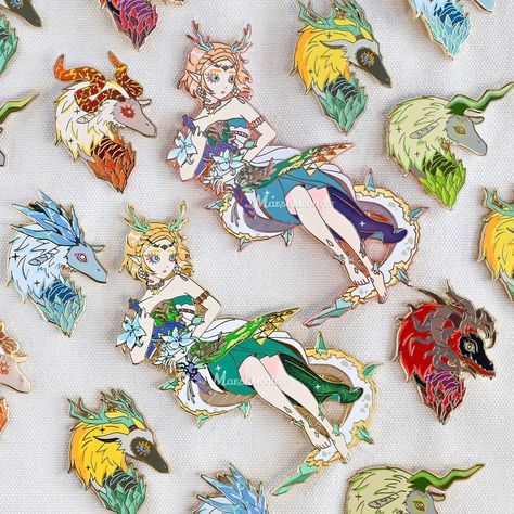 ✨Dragons of Hyrule collection is dropping July 2nd @ 2pm EST on both my website and Etsy shop. Swipe to see more!👀For enamel pins there will be A & B grade option available. I put a lot of time and effort into this collection and I‘m incredibly proud to see it come to life!!🎉 My July schedule is very full because my family is visiting me and I’m going to be their tour guide for the entire month🫡I also have some previous preorders to pack, plus I‘ll take vacation from Aug to Oct. Just a head... Fairycore Diy, Demon Dragon, Lightning Dragon, Light Dragon, Legend Of Zelda Characters, Ice Dragon, Dragon Princess, Backpack Pins, Fire Dragon