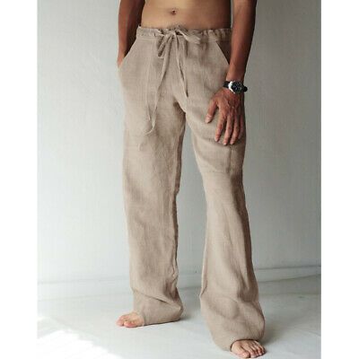 Harem Yoga Pants, Cotton Harem Pants, Mens Linen Pants, Slacks Trousers, Hemp Fabric, Cool Outfits For Men, Coconut Shell, Mens Casual Outfits, Casual Style Outfits