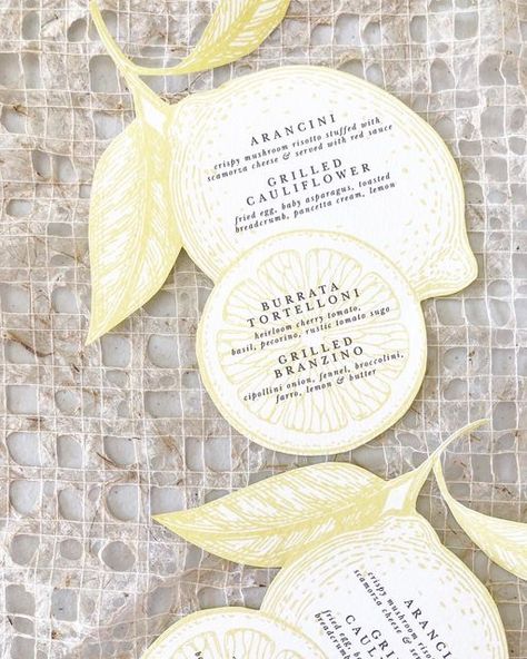 Pizza Party Table Setting, Citrus Wedding Invitations, Lemon Invitations, Wedding Stationary Design, Citrus Wedding, Something Old Something New, Seating Plan Wedding, Greece Wedding, Wedding Prep