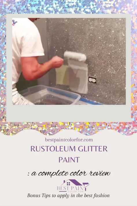 So, I’ve just tried the brand-new bucket of Rustoleum Glitter paint, I’d like to talk to you about applying glitter paint to your walls. Off White Paint Colors, Glitter Paint Additive, Sage Green Paint Color, Paint Color Guide, Glitter Paint For Walls, Sage Green Paint, Review Tips, Painting Tile Floors, Cabinet Paint Colors