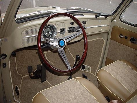 Beetle Interior, Vw Bug Interior, Volkswagen Sedan, Volkswagen Interior, Van Vw, Vw Super Beetle, Volkswagen Aircooled, Hot Vw, Vw Ideas