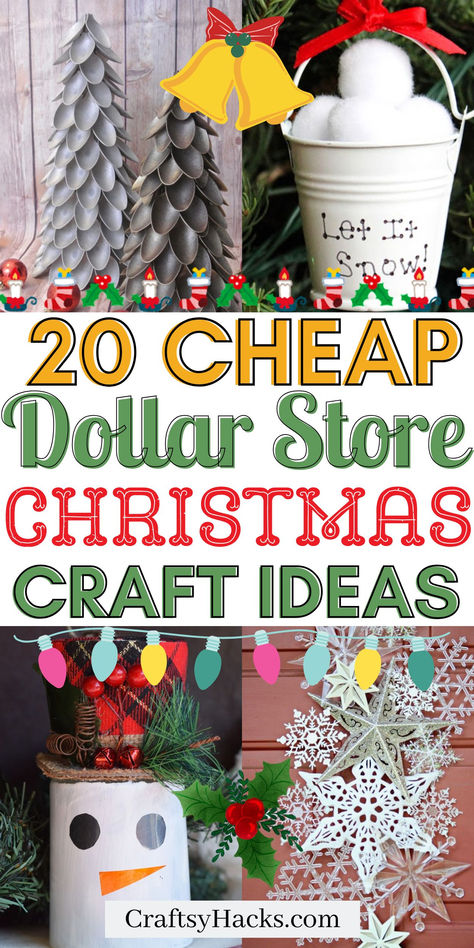 Dollar Store Christmas Crafts Diy Peppermint Candle, Diy Christmas Gift Ideas, Dollar Store Christmas Crafts, Diy Christmas Gifts For Family, Festive Centerpieces, Cheap Christmas Gifts, Diy Christmas Gifts Cheap, Budget Friendly Gift, Dollar Store Christmas