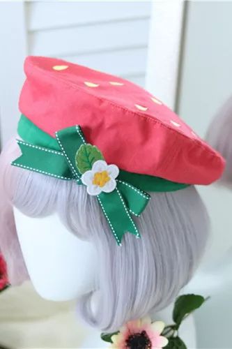 Strawberry Shortcake Costume, Cute Hats, Kawaii Clothes, Character Outfits, Art Clothes, Lolita Fashion, Kawaii Fashion, Cute Fashion, Aesthetic Clothes