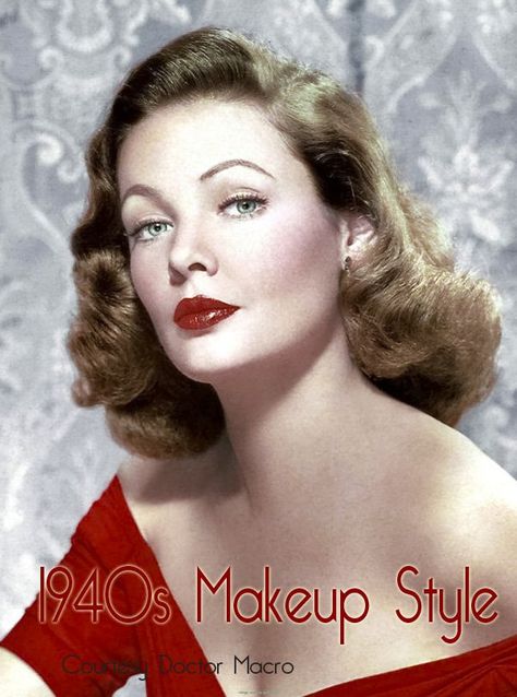 1940 Make Up Look 6 @ http://vintagemakeupguide.com/1940s-look/ Vintage Makeup 1920s, 1940s Makeup Tutorial, 1940's Makeup, 40s Makeup, 1940s Makeup, Vintage Makeup Looks, 1940s Looks, 1940s Women, 1940s Hairstyles