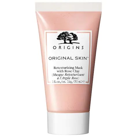 Mini Original Skin™ Retexturizing Mask with Rose Clay - Origins | Sephora Origins Skincare, Pink Clay Mask, Skin Care Masks, Skin Mask, Elf Cosmetics, Christopher Robin, Natural Exfoliant, Skin Care Mask, Mario Badescu