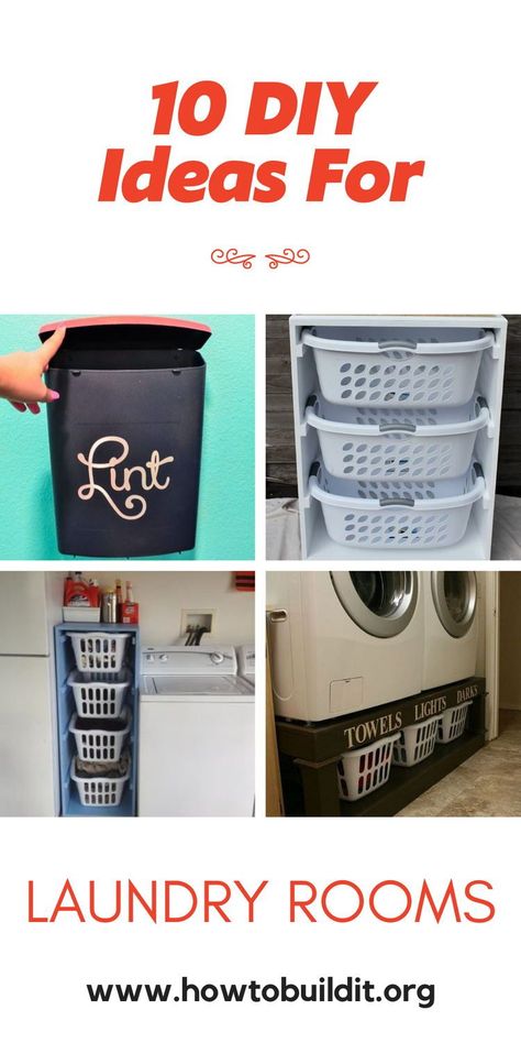 Want to update your laundry room. Howtobuildit.org has project ideas for every homeowner. Learn more by reading the article. Laundry Room Sorting Ideas, Diy Laundry Sorter, Laundry Room And Closet Combo, Diy Laundry Room Organization, Room Diy Projects, Small Space Living Hacks, Diy Laundry Room Shelves, Diy Laundry Room Storage, Laundry Room Organization Diy