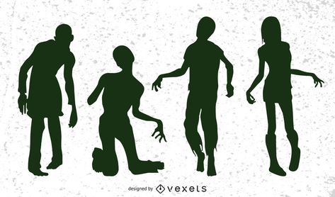 Horror Zombie Pack Silhouette #AD , #ad, #affiliate, #Zombie, #Pack, #Silhouette, #Horror Zombie Pose Reference, Zombie Artwork, Group Reference, Zombie Pose, School Reference, Zombie Silhouette, Zombie Drawings, Poses Drawing Reference, Horror Zombie