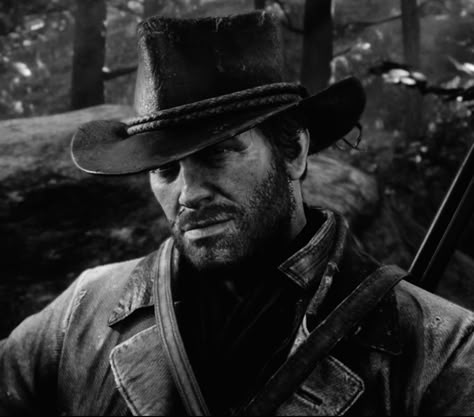 Arthur Morgan Black And White, Horse Tattoo Design, Morgan Black, Read Dead, Red Dead Redemption Ii, Red Redemption 2, Arthur Morgan, Rdr 2, Country Boy