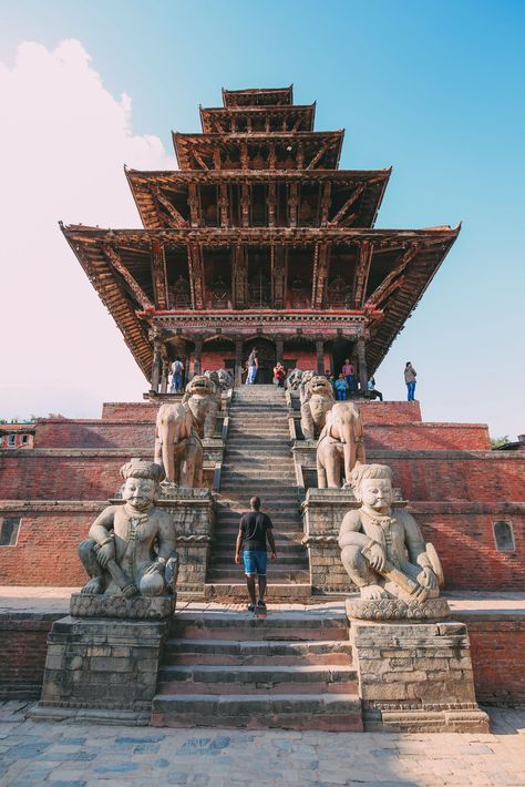 Nyatapola Temple, Katmandu Nepal, Bhaktapur Nepal, Nepal People, Mountain Trekking, Nepal Art, Nepal Culture, Travel Honeymoon, Nepal Kathmandu