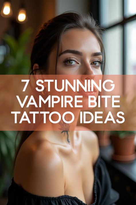 Did you know that the vampire bite tattoo is the ultimate edgy statement? Explore our beauty article featuring 10 tantalizing photos that blur the line between art and allure. Uncover the mystery behind the seductive design and its hidden story, perfect for anyone craving a bold, irresistible look. Bite Tattoo Ideas, Vampire Bite Tattoo, Bite Tattoo, Vampire Bite, Vampire Bites, Gothic Themes, Perfect Tattoo, The Supernatural, The Dark Side