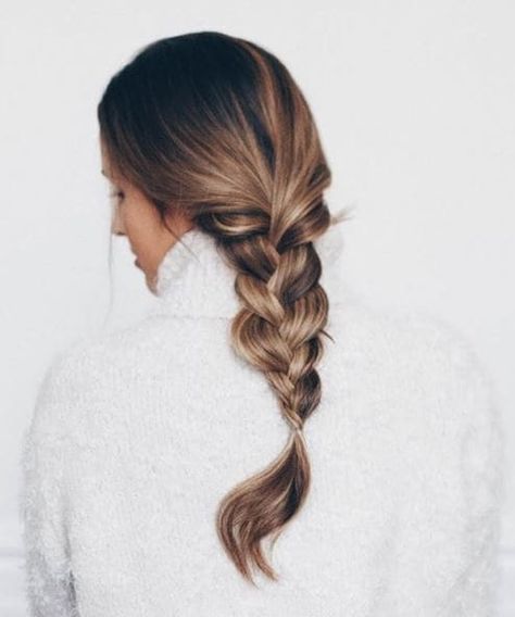 Loose Plait, Plats Hairstyles, Plaited Ponytail, Loose Braid, Plaits Hairstyles, Loose Braids, Beautiful Braids, Running Late, Headband Styles