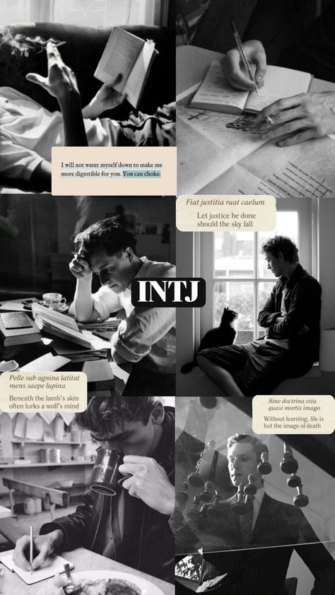 Intj Aesthetic Wallpaper, Intj Core Aesthetic, Intj Boy, Intj Moodboard, Intj Man, Intj Core, Intj Aesthetic, Intj Personality Type, Intj 5w6