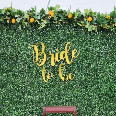 She Found Her Main Squeeze Backdrop, She Found Her Main Squeeze, Found Her Main Squeeze, Grass Backdrops, Bridal Shower Backdrop, Main Squeeze, April 15, Bridal Shower Theme, Bridal Shower Decorations