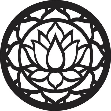 Mandala Flor de Lotus em mdf de 3 milímetros preto.  Medidas: 40 cm de diâmetro.  o significado mais importante da flor de lótus é pureza do corpo e da mente. A água lodosa que acolhe a planta é associada ao apego e aos desejos carnais, e a flor imaculada que desabrocha sobre a água em busca de luz é a promessa de pureza e elevação espiritual. Lotus Svg, Diwali Rangoli Design, Lotus Mandala, Diwali Rangoli, Rangoli Design, Box Template, Lotus Flower, Cricut Crafts, Pattern Art