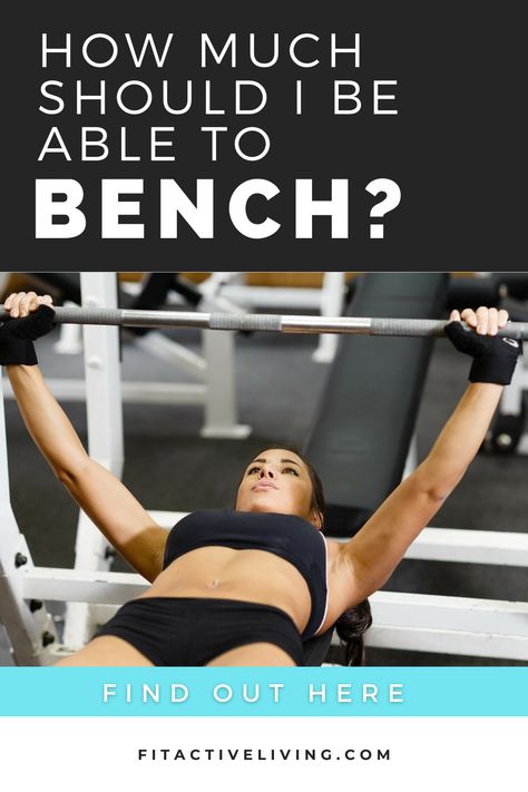 How Much Should I Be Able To Bench? Workout Bench Leg Exercises, Bench Press Workout Women, How To Build Strength, Bench Press Workout, Chest Exercises, Incline Bench, Health Fitness Nutrition, Weight Benches, Gym Routine