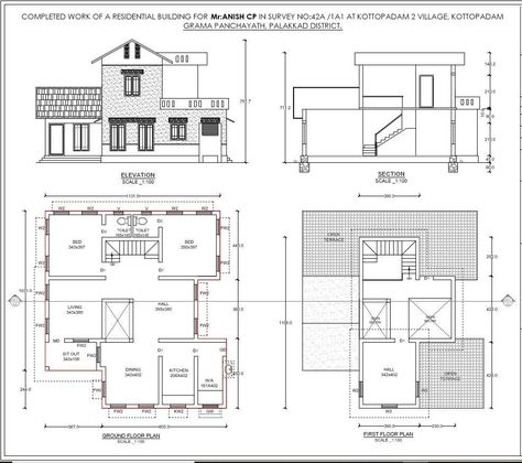 Small House Design Floor Plan, Front Building Design, Residential Building Plan, Budget House Plans, House Plans South Africa, 30x40 House Plans, Single Floor House Design, Simple Floor Plans, Building Design Plan