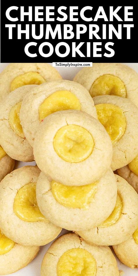 Cheesecake Thumbprint Cookies, Cookie Swap Recipes, Cheesecake Cookies Recipes, Thumbprint Cookie, Graham Cookies, Grandma Cookies, Cookie Deserts, Cookie Recipes Chewy, Christmas Food Treats