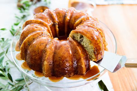 Apple Pecan Pound Cake with Caramel Glaze Lemon Supreme Pound Cake, Lemon Supreme Cake, Duncan Hines Cake, Pumpkin Pound Cake, Orange Bundt Cake, Sour Cream Pound Cake, Caramel Glaze, Toffee Pudding, Sticky Toffee Pudding