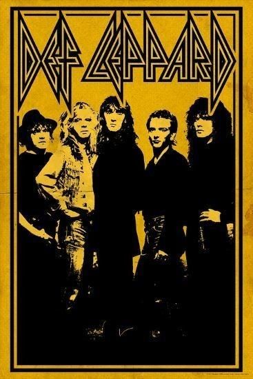 Def Leppard Poster, Deaf Leopard, Couple Letters, Rock Band Posters, Music Poster Design, A Punk, Band Wallpapers, City Poster, Rock N’roll