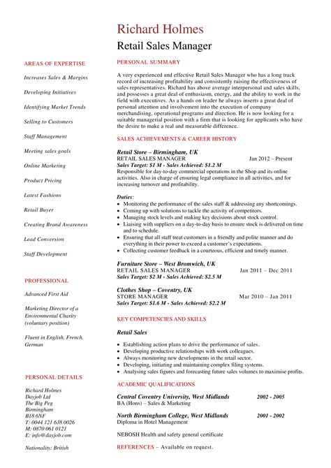 Download a professional Retail Sales Executive Resume template in PDF format. Showcase your sales and retail management skills with a personalized resume from Dayjob. Sales Executive Resume, Sales Manager Resume, Retail Resume, Retail Management, Sales Executive, Executive Resume Template, Sales Skills, Executive Resume, Manager Resume