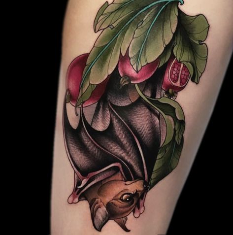 Bats Design, Bats Tattoo Design, Bat Tattoo, Spooky Tattoos, Tattoo Portfolio, Up Tattoos, Halloween Tattoos, Cover Up Tattoos, Nature Tattoos