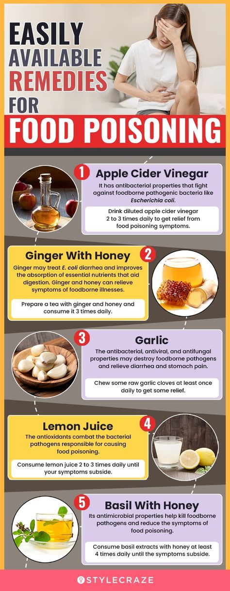 Food Poisoning Symptoms, Brat Diet, Contaminated Food, Sick Remedies, Grapefruit Seed Extract, Food Poisoning, Ginger And Honey, Stomach Pain, Natural Treatments