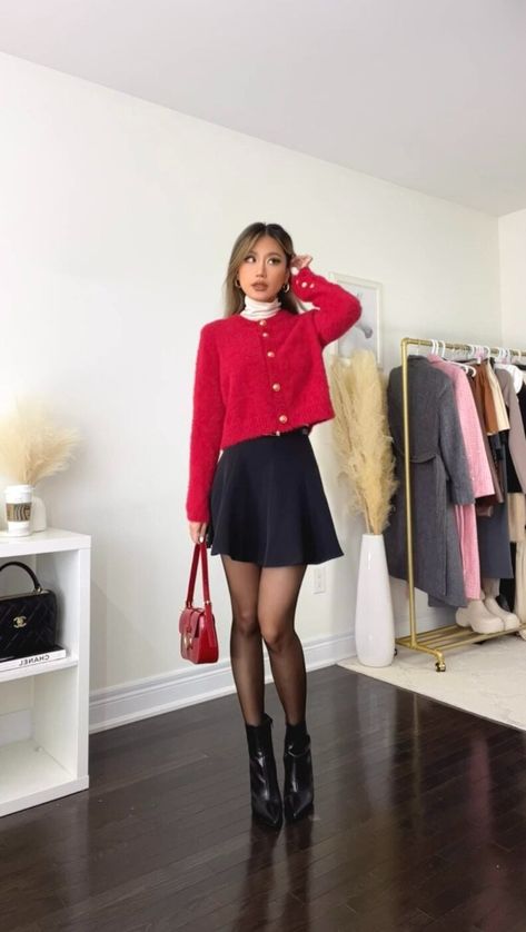 which rich girl outfit do you like? motf - Kerina Wang Kerina Wang Outfits, Rich Girl Outfit, Kerina Wang, Glitter Mini Dress, Wool Clothing, Rich Girl, Cashmere Wool, Heeled Ankle Boots, Slow Fashion