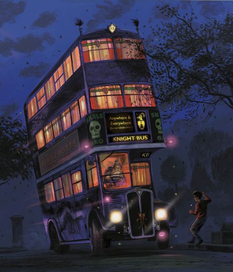 Photo Harry Potter, Poster Harry Potter, Knight Bus, Harry Potter Painting, Harry Potter Wall, Harry Potter Background, Harry Potter Poster, Harry Potter Illustrations, Art Harry Potter