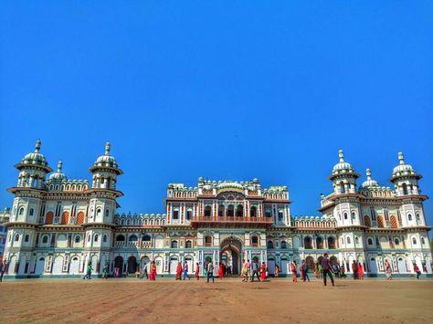 The place, origin of ancient Maithili culture, where I saw products like cement,sugar,college,school,stores,hotels etc. named with Janak/Janaki,most of the things are related to Janak/Janaki.  That's why it is Janakpoor. Janaki Mandir which is fully built in bright white in a mixed style of Islamic and Rajput domes will surely make you to feel that you are in 1910 AD. 🙏🌍🗺 . . . . . #travelphotography #travel #nepaldiaries #nepal #asia #instatravel #instamood #explorenepal #instadaily #wanderl Janaki Mandir, College School, School College, Insta Travel, The Things, Bright White, Nepal, I Saw, Cement