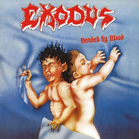 Exodus - "Bonded By Blood" Logo Foto, Bruce Dickinson, Classic Video, Extreme Metal, Metal Albums, Rock N’roll, Heavy Metal Music, Thrash Metal, Album Cover Art