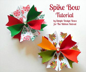 DIY Projects - Hair Bows Paper Bows, Hair Bow Tutorial, Bows Diy, Diy Bows, Bow Headband Hairstyles, Bow Tutorial, Hair Ribbons, 12 December, Bow Accessories