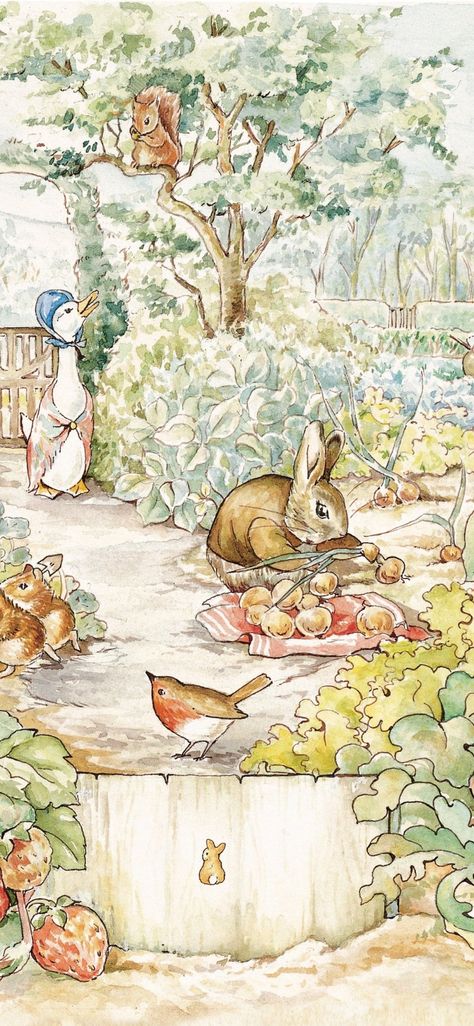 ['#printable', '#illustrations', '#art', '#design', '#creative', '#drawing', '#digitalart', '#artwork', '#graphicdesign', '#print'] Beatrix Potter Illustrations Printable, Peter Rabbit Wallpaper, Peter Rabbit Illustration, Beatrix Potter Illustrations, Rabbit Wallpaper, Bear Watercolor, Flowers Frame, Floral Signs, Rabbit Illustration